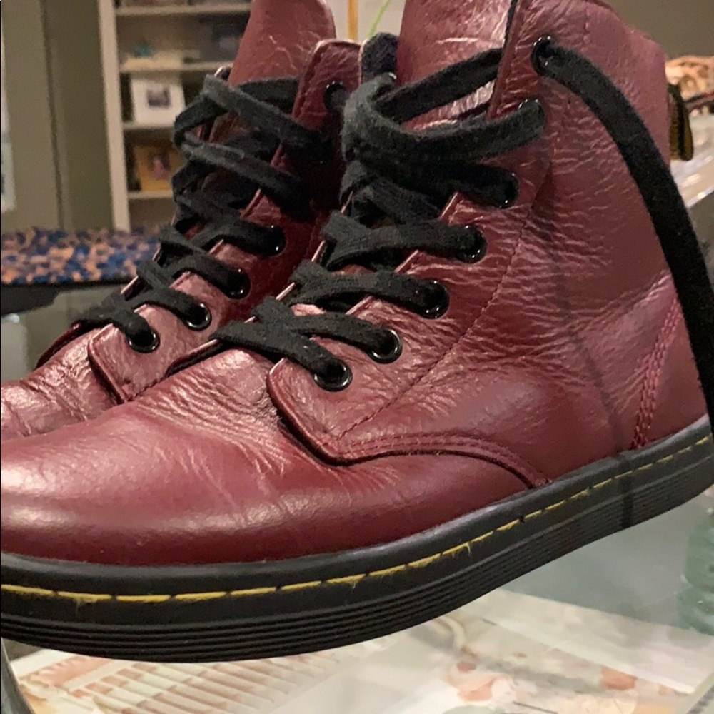 Burgundy Dr martens